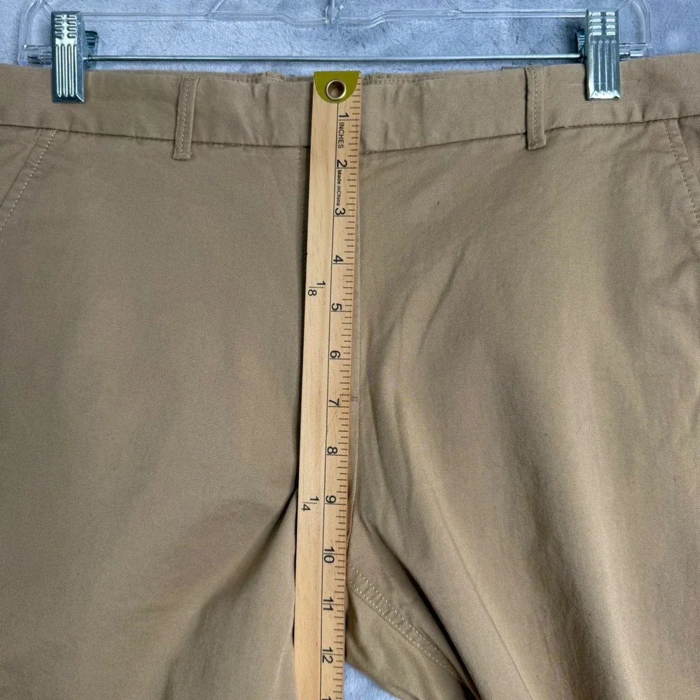 New Gap Broken In Khaki Pants Womens 8 Tan Straight Leg Preppy‎ Business Casual